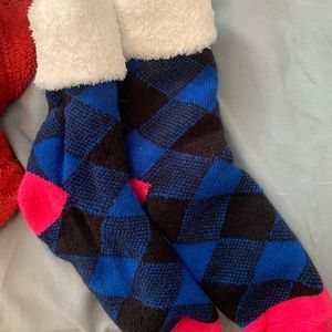Fuzzy socks from kohls for $3 never worn before